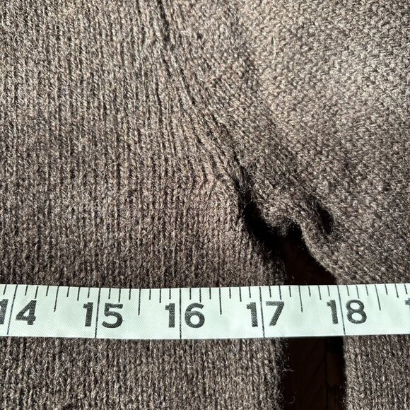 vintage the limited brown wool cardigan Size Medium Fitted See Measurements - Picture 5 of 6